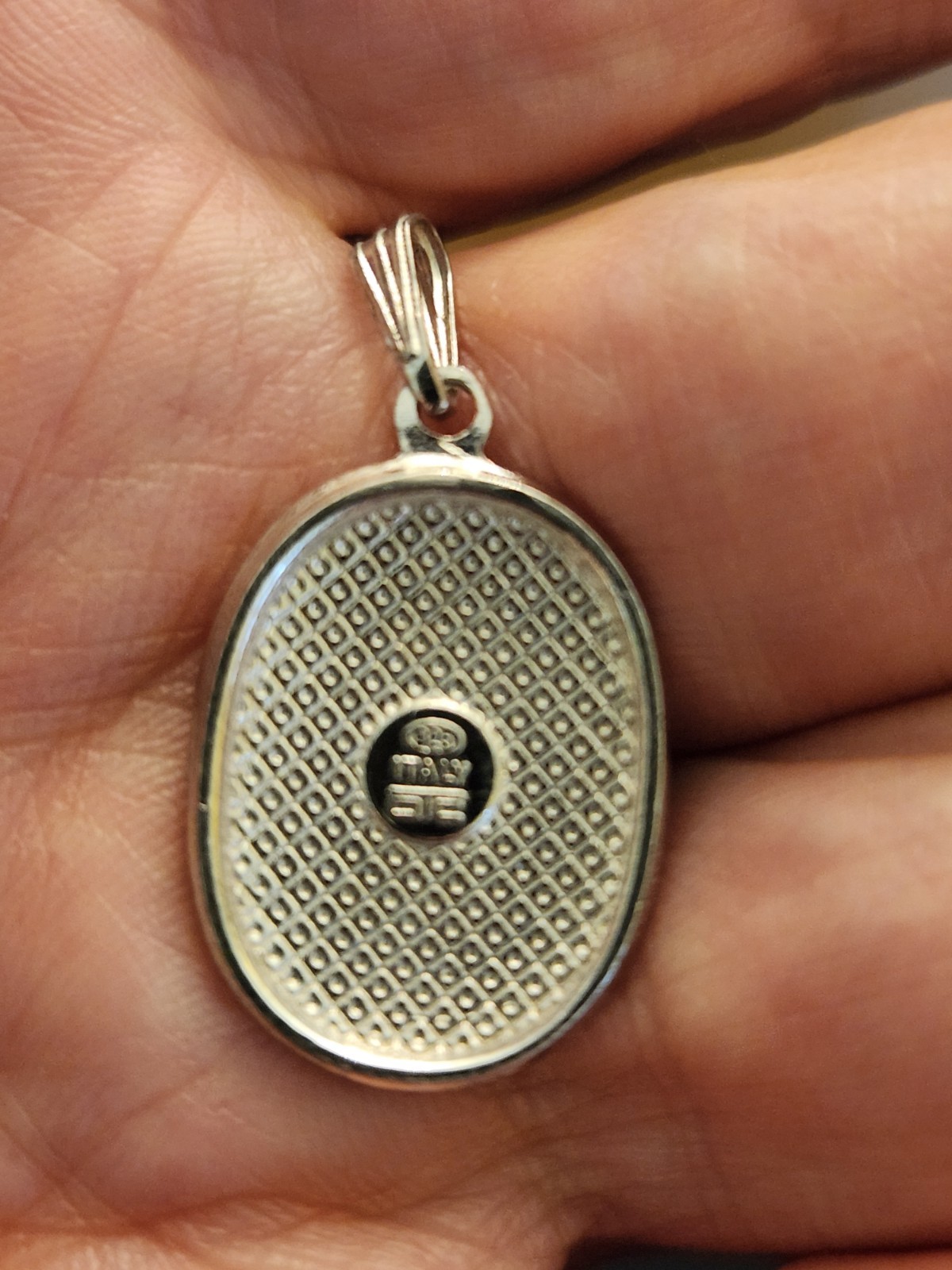 Mother and A child New Pendant Made in 925 Sterling silver Length 32mm