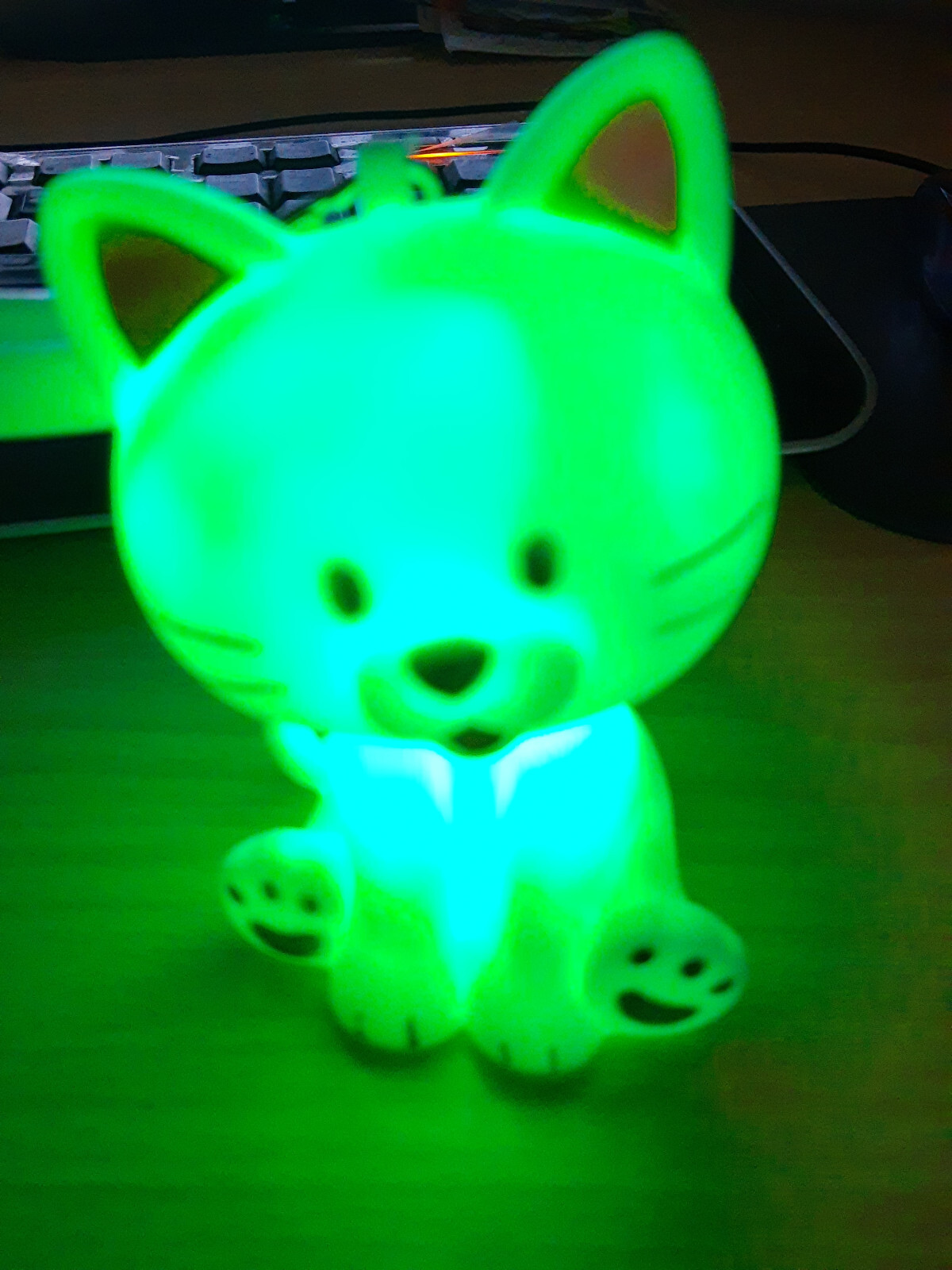 Concert WHITE CAT Multi-Function GLOW Necklace for Adults OR Kids! AWESOME FUN!