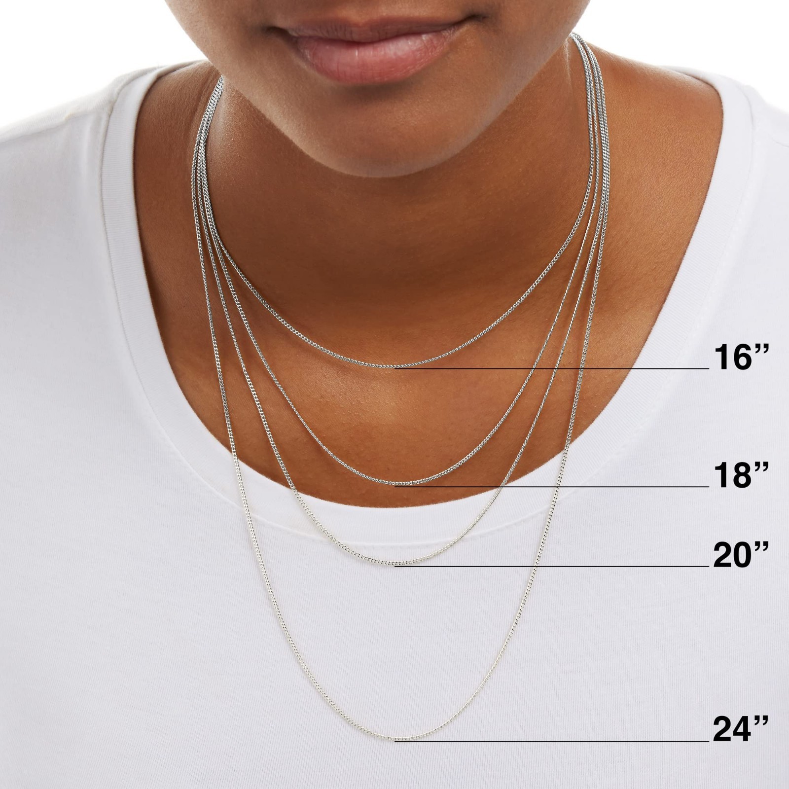 Thin 0.8mm Box Chain Necklace in Sterling Yellow Gold or Silver – Elegant Jewelr