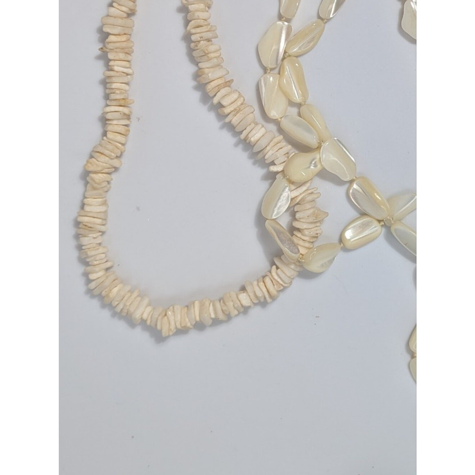 Necklaces Lot Boho Abalone Beach Cowrie Conch Shells Flower Layered Statement 7