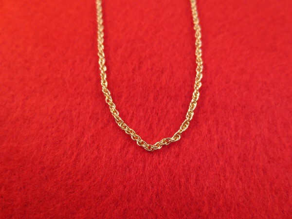 WHOLESALE LOTS OF 5-144 PIECES OF 14 KT GOLD PLATED 20″ ROPE NECKLACES