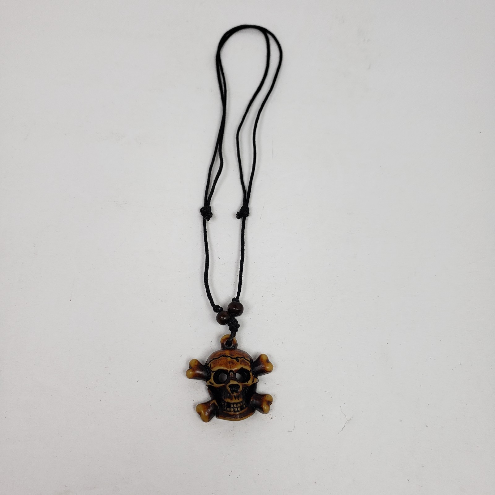 Vintage Adult Fashion Skull Crossbones Tribal Adjustable Pendant Necklace 031
