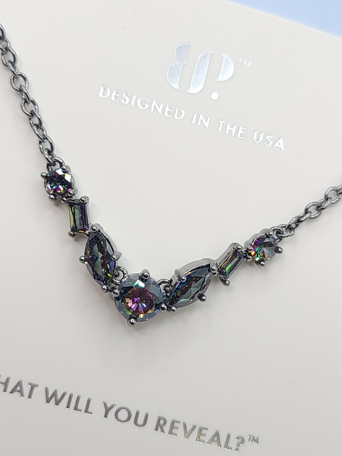 Bomb Party June 2024 RBP7571 She’s Edgy But Timeless Alexandrite on Rhodium