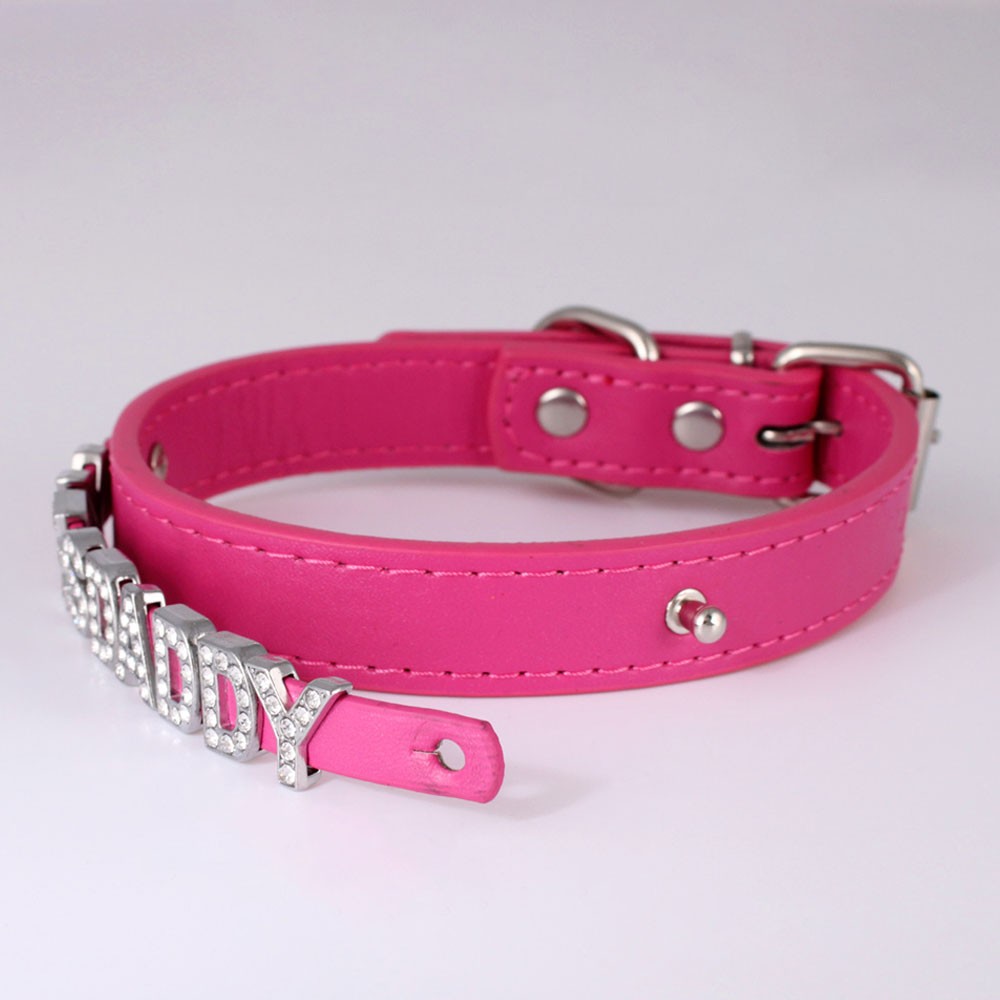 Necklace Choker Custom Chocker Collar BDSM Gift DIY SISSY Adjustable Letters