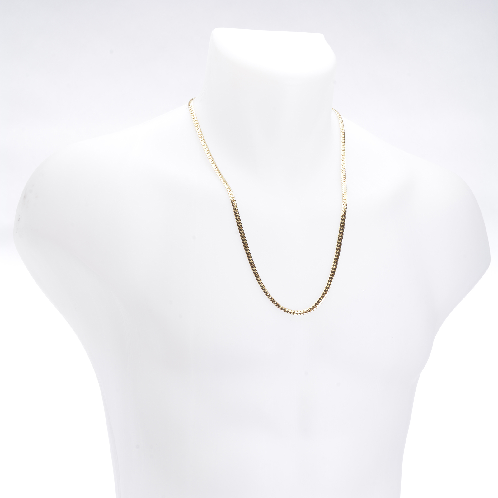 Men’s 14K Gold Plated 5 mm 26″ Miami Cuban Link Chain Necklace Clasp Safety Lock