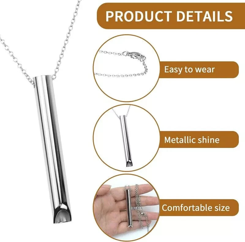 Breathing Necklace for Anxiety Relief Relieve Your Mental Fatigue Quit Smoking