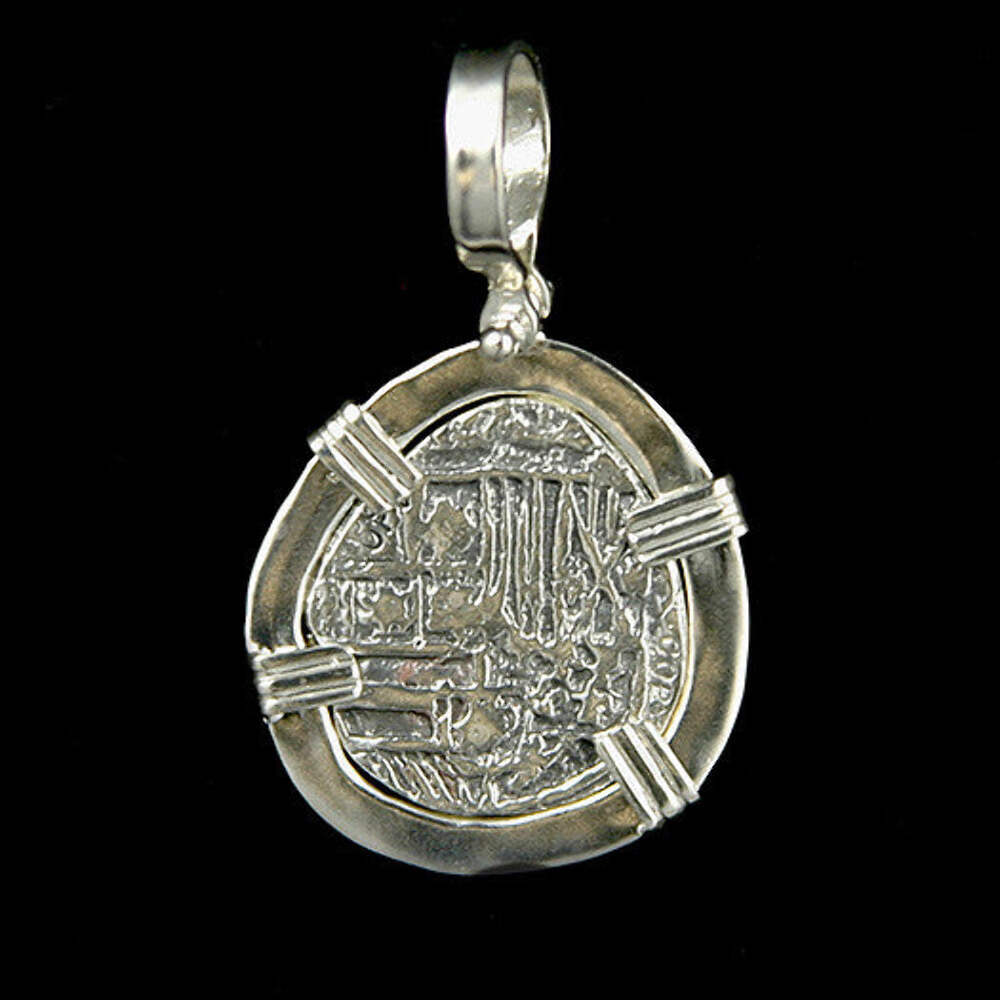Atocha Sunken Tresure Jewelry – 1 Reale Trillion Silver Coin Pendant