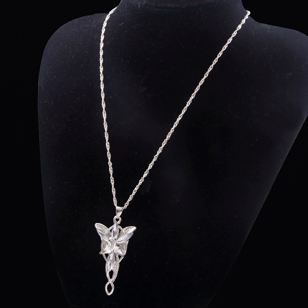 Movie The Lord Arwen Evenstar Necklace Elf Princess Arwen Twilight Star Crystal