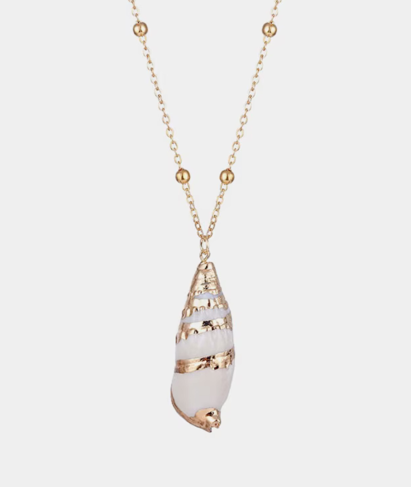 Natural Conch Seashell Necklace Mermaid Jewelry Beach Nautical Gold 1PCS NEW