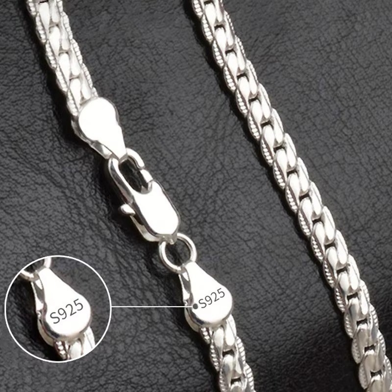 TU PUEDES Cadena De Plata 925 Para Hombre Lucir Elegante Y Atractivo