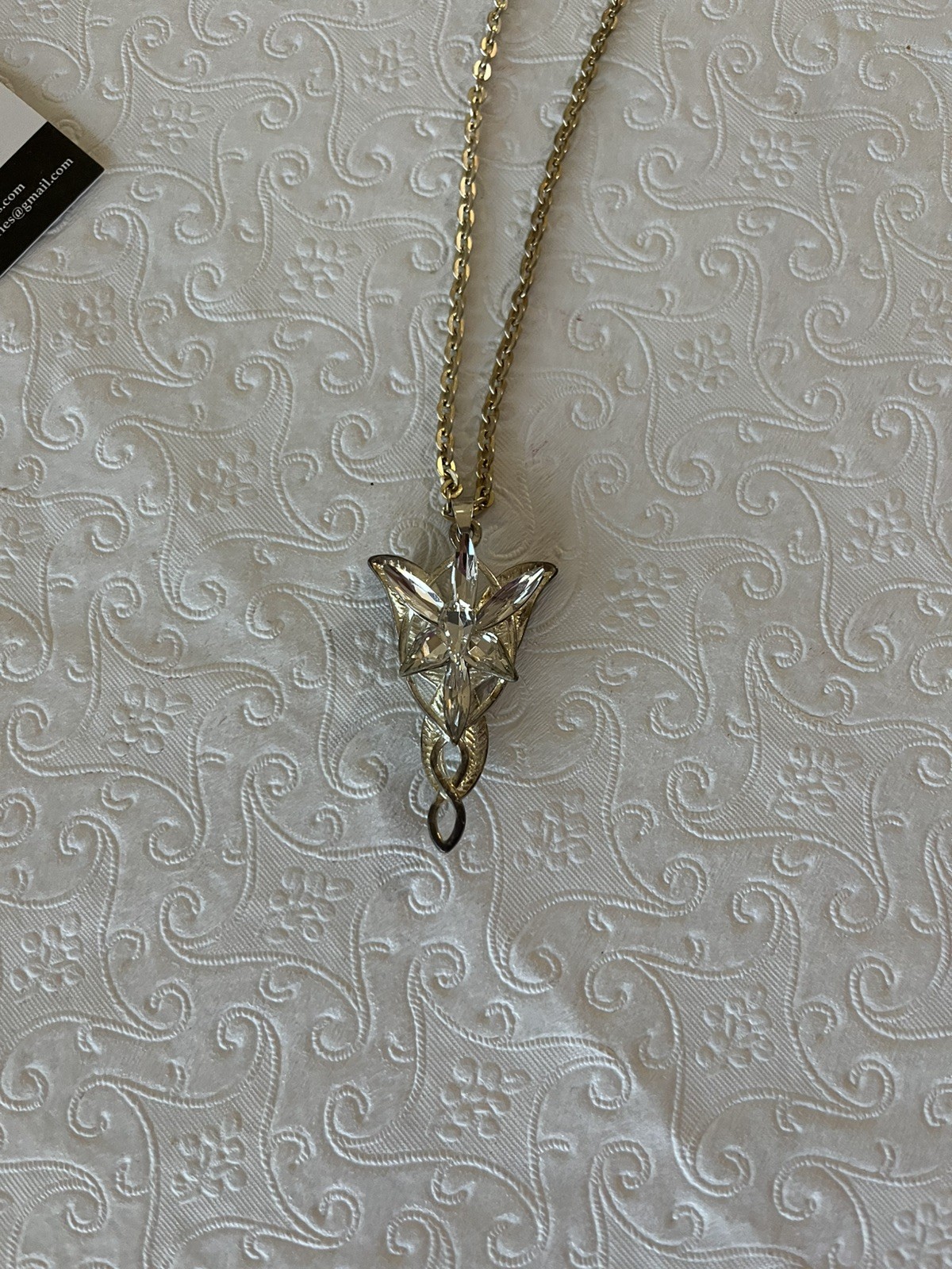 Arwen Evenstar Necklace – Lord of the Rings Pendant Jewelry for Women
