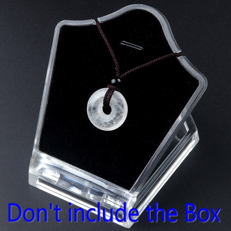 20mmNatural Stone Lucky Peace Pendant Jewelry Charm Bead Pendant Handicraft Rope
