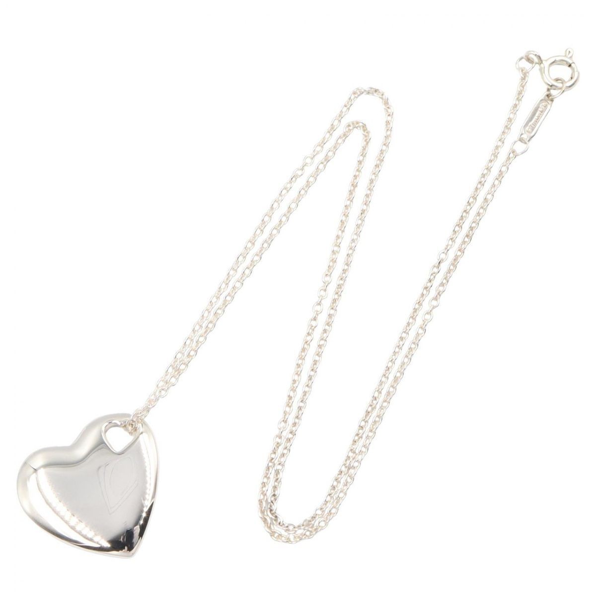 Tiffany & Co Heart in Silver 925 Necklace Pendant Color Unaffected One Size