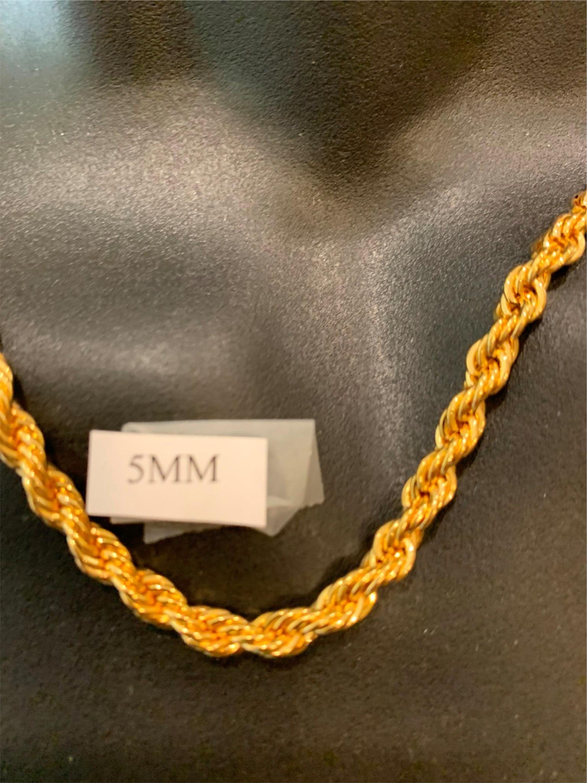 14KT GOLD PLATED 5mm,7mm, 16mm ROPE CHAINS BLING BLING 16″-36″-USA SELLER