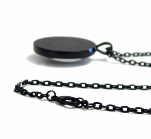 FLAG HORSES FOREST 1″ charm handmade pendant 18″ Black chain necklace men women