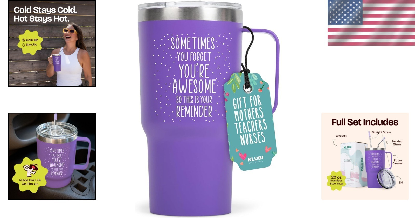 Durable 20oz Vacuum Tumbler – The Perfect Gift for Birthdays & Anniversaries