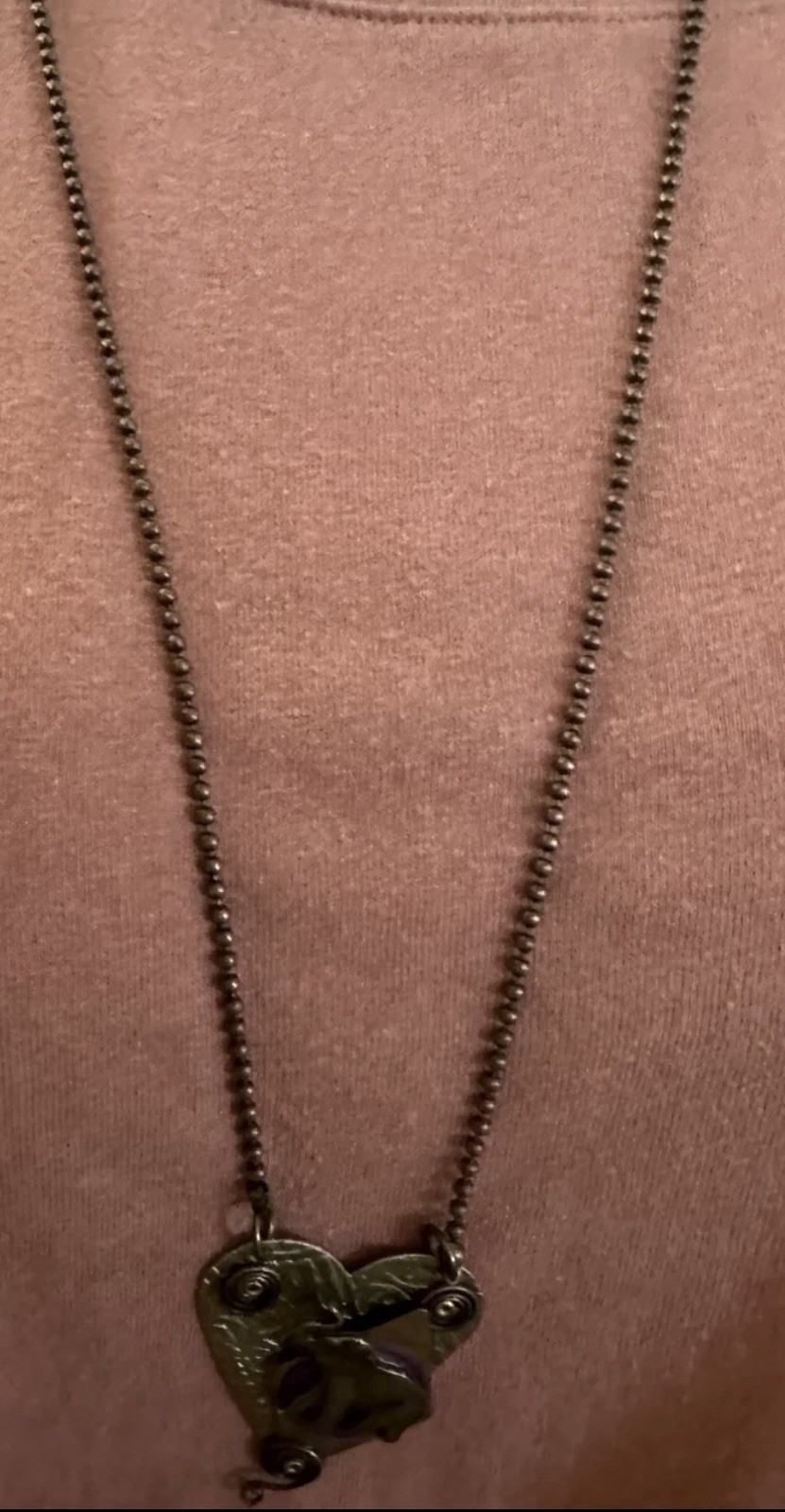 Beautiful Bronze Elephant Necklace with Latch
