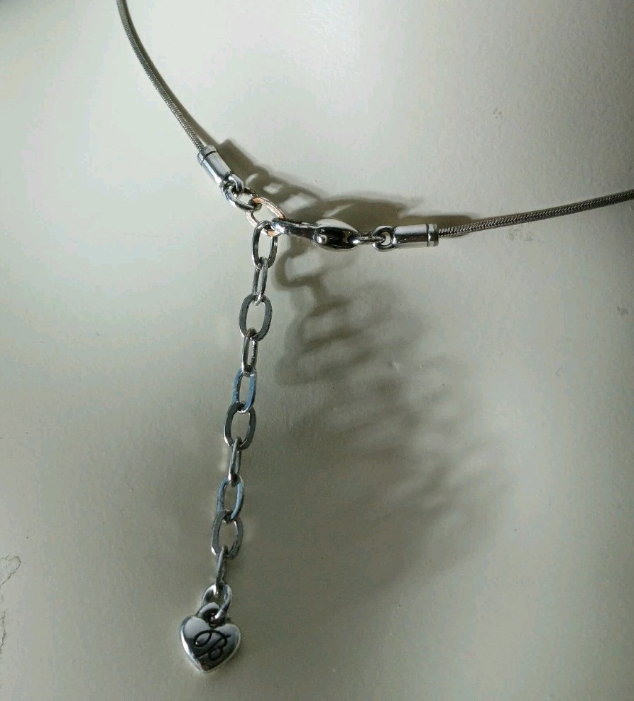 Brighton Beauty and Strength Coin/Seal Pendant Necklace Silver Plated 18” -20″