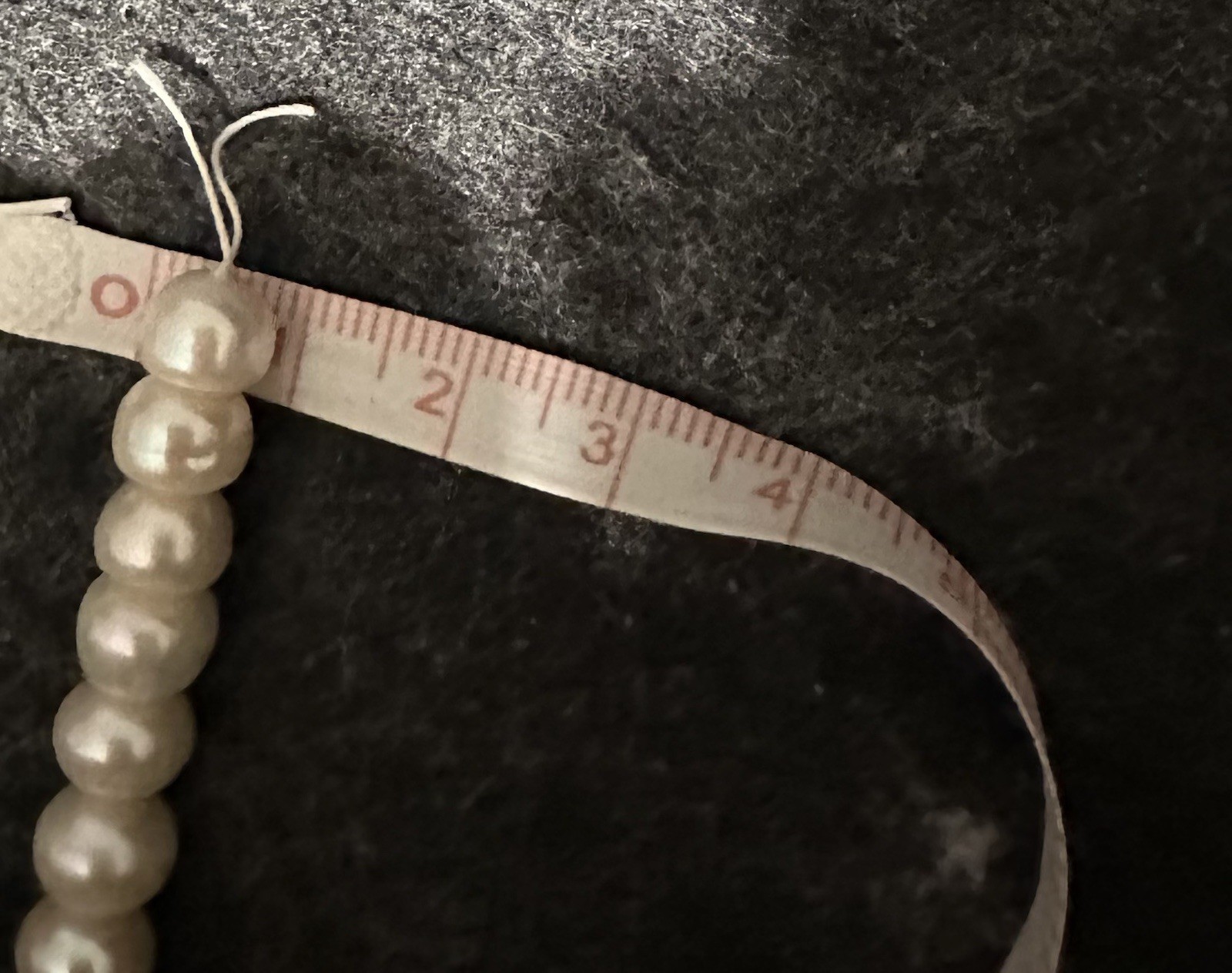Natural Freshwater Cream Colored Pearl For Choker Necklace 15 In Long Round 8mm