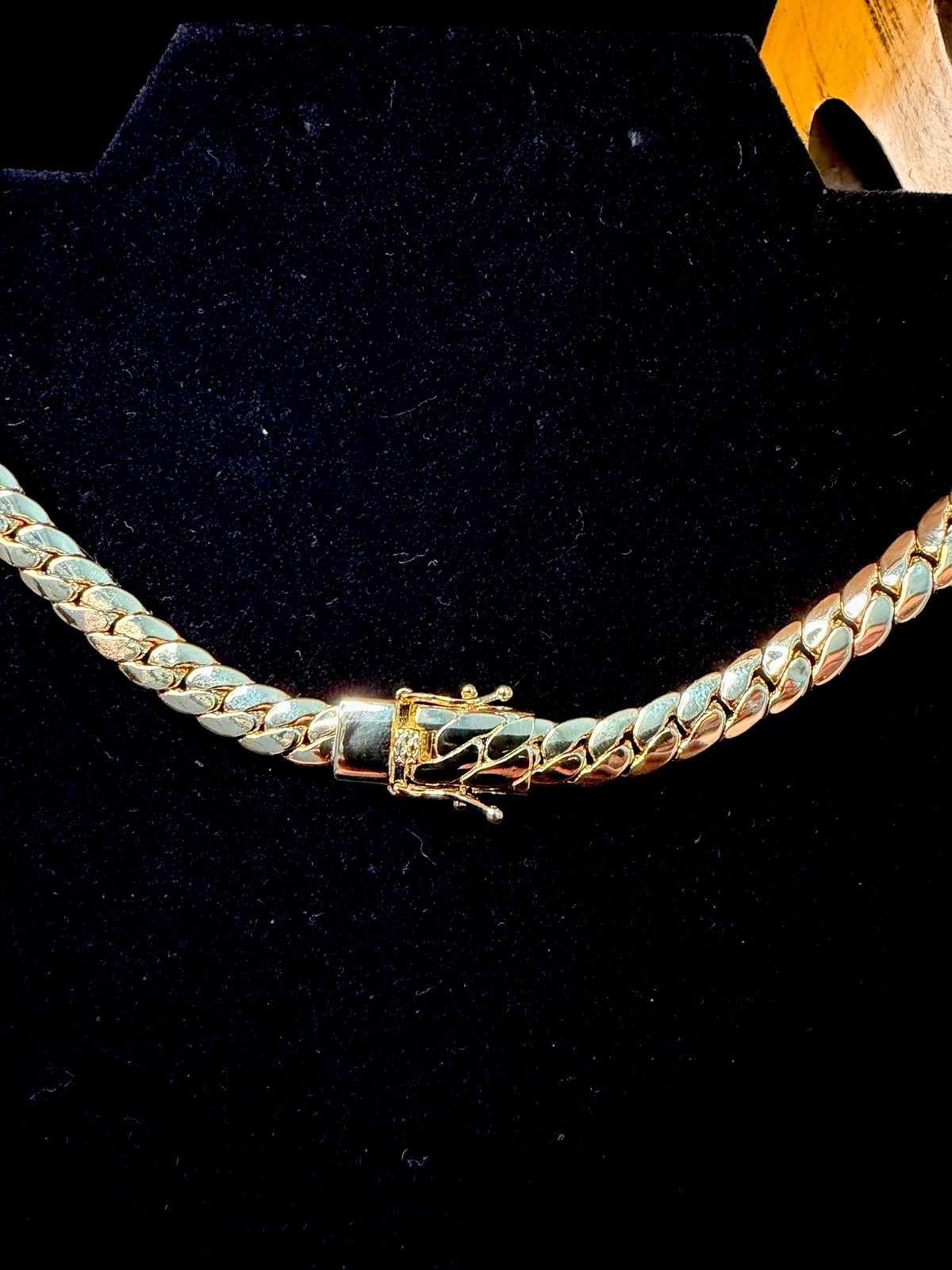 Miami Cuban 14K Stamped Gold Filled 20in 7.5 MM necklace W/box lock. BRAND NEW