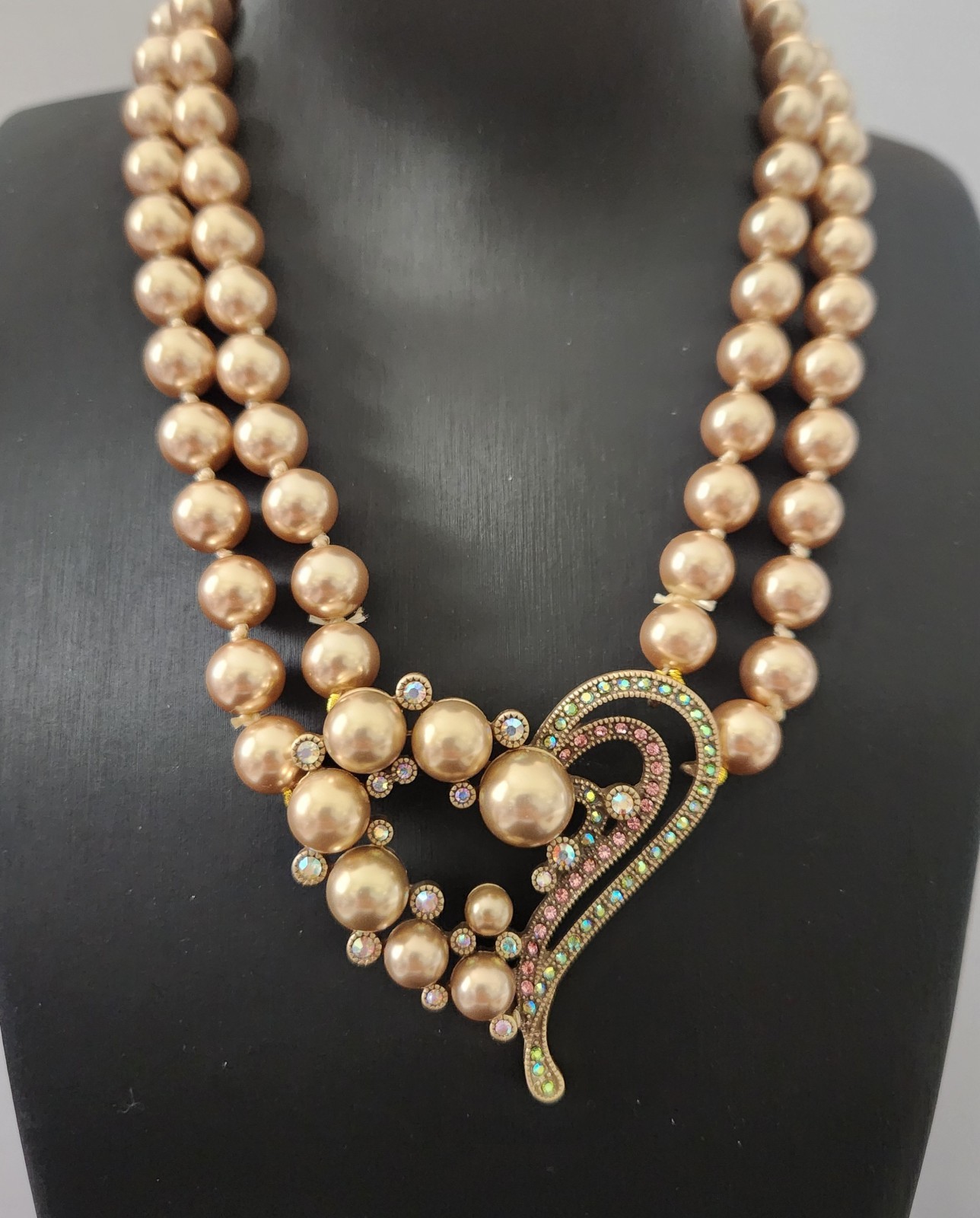 Designer Inspired Open Heart Necklace