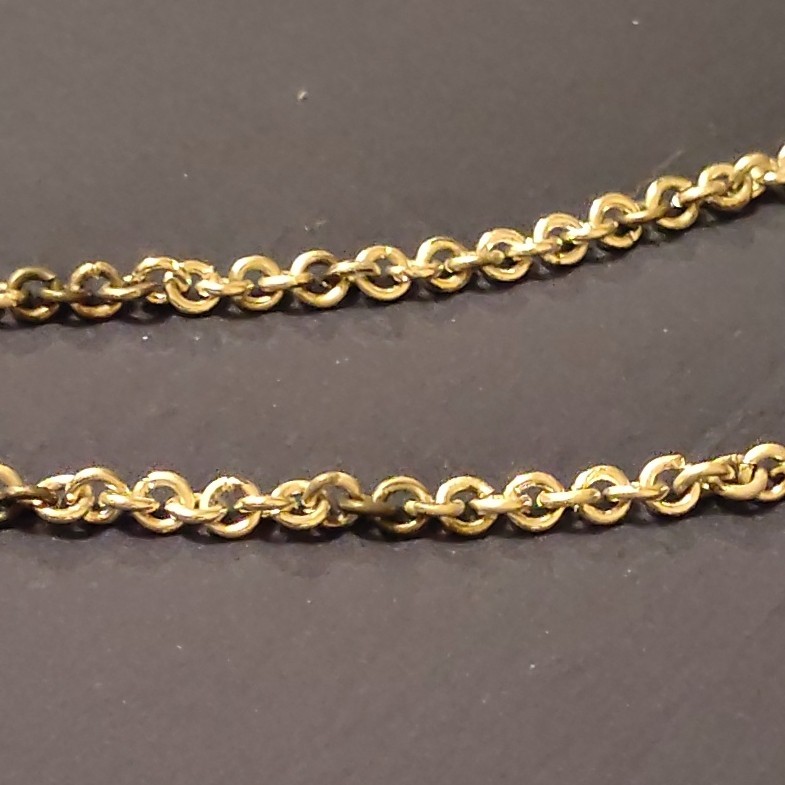 240 Gram Tantalum Iridium Platinum Cable Chain 30′ Length 80/11/9%