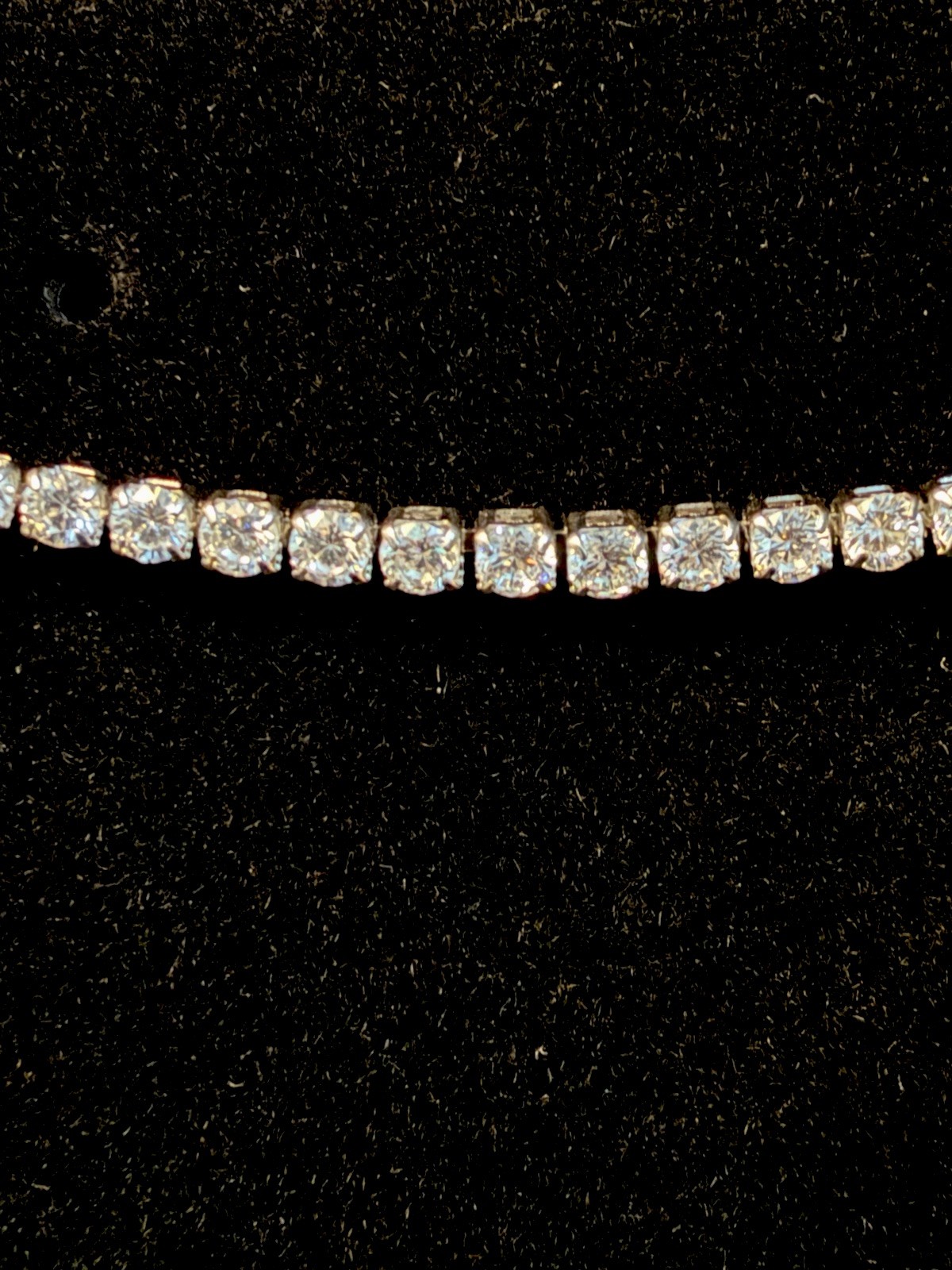 AAA CZ Tennis Bracelet 18K White Gold Filled Adjustable Sliding Clasp 6-10inches