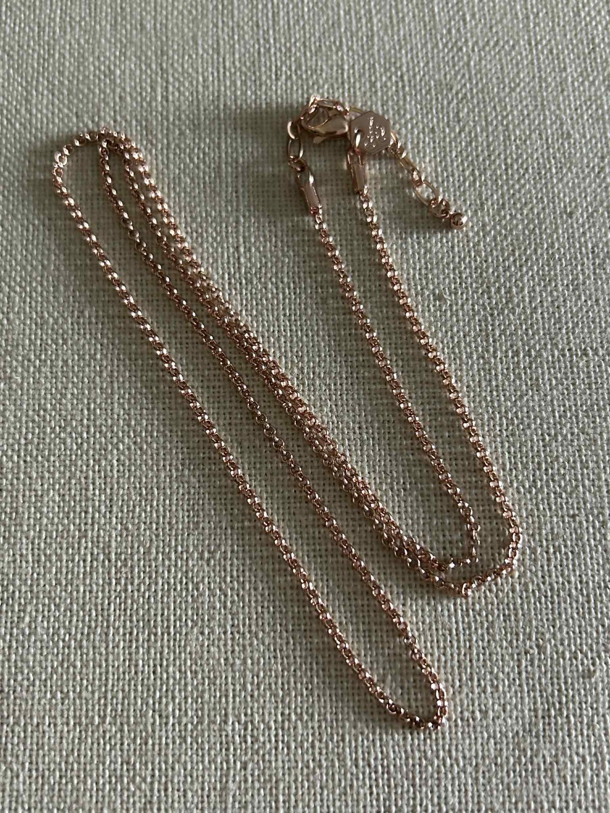 Origami Owl CN5011 Rose Gold 2mm Rolo 24-26″ Chain “New in Package”
