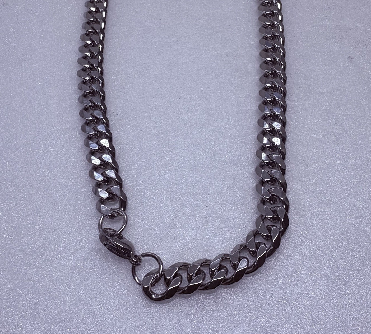 Men’s Stainless Steel Silver Chain Link Necklace 9mm 20” Lobster Clasp Fashion 7