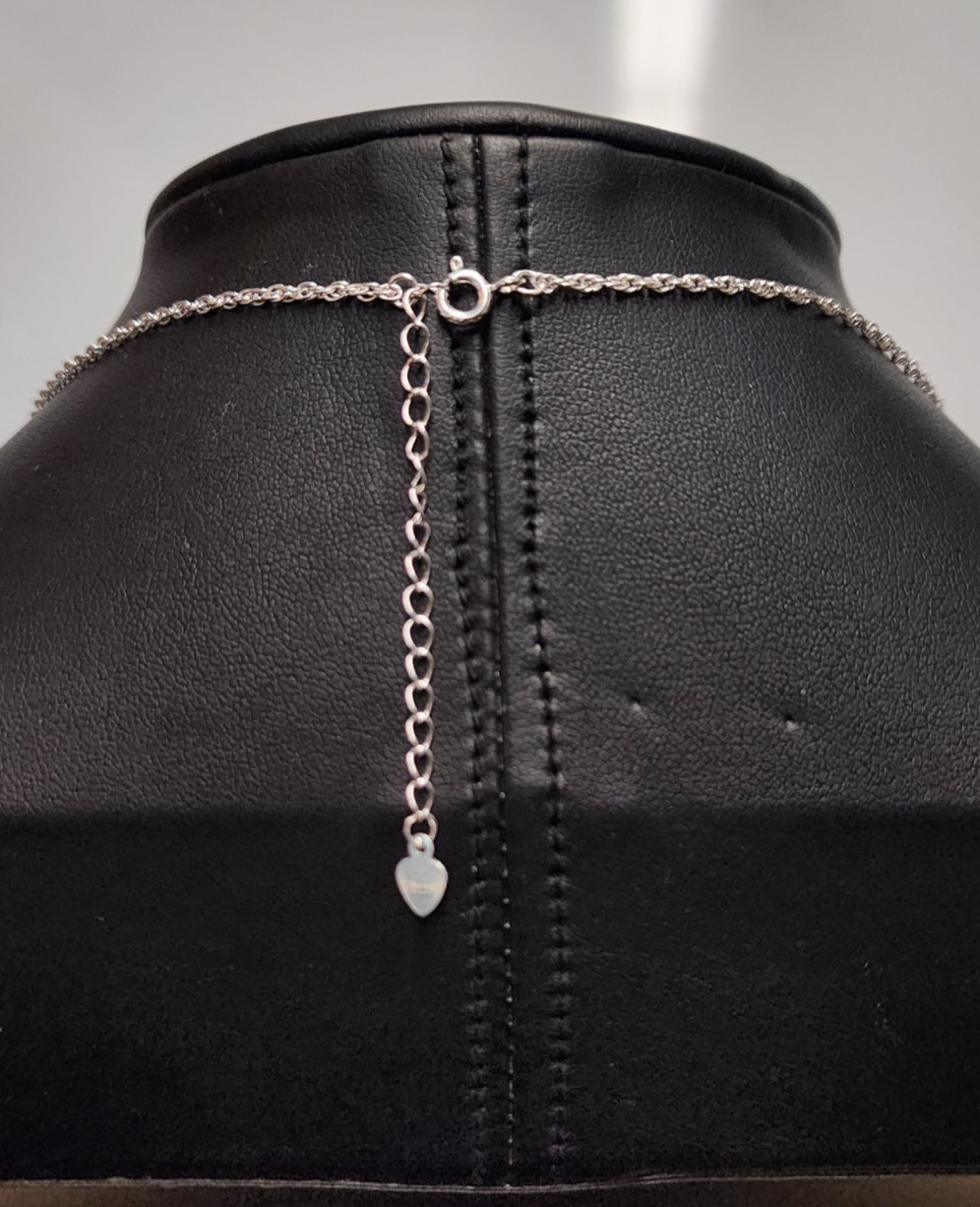 Bahamut Sterling Silver Arwen Evenstar Pendant 1.5″ Necklace 18″+2″