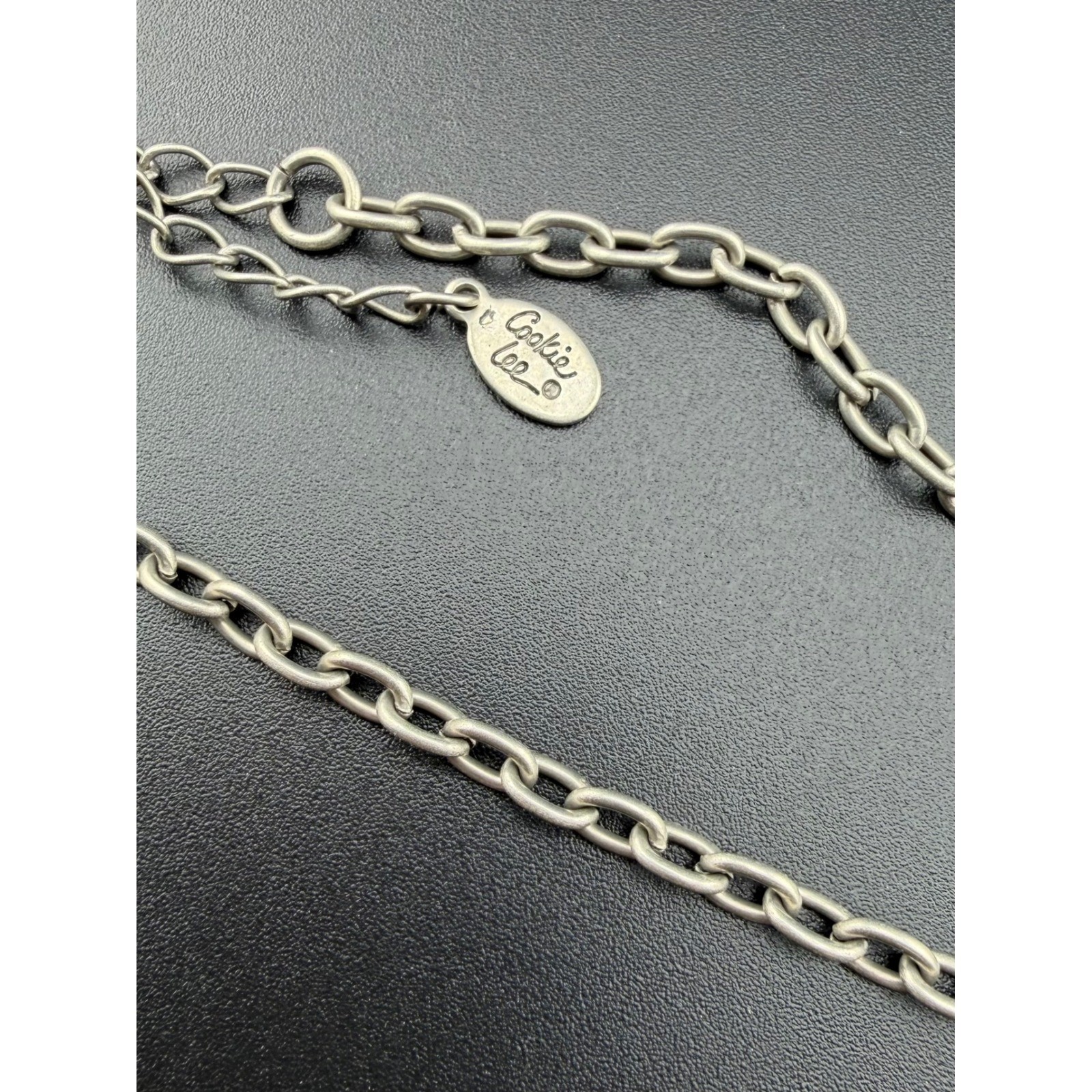 Cookie Lee Necklace Silver Tone Nautical Shell Ammonite Coastal Beach Statement