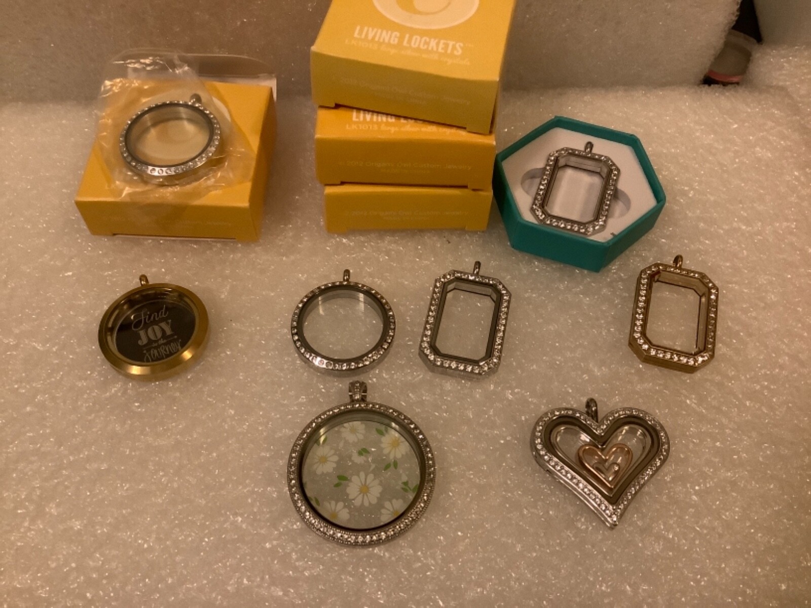 Origami Owl Classic Hinged Lockets Varies Sizes and Shapes