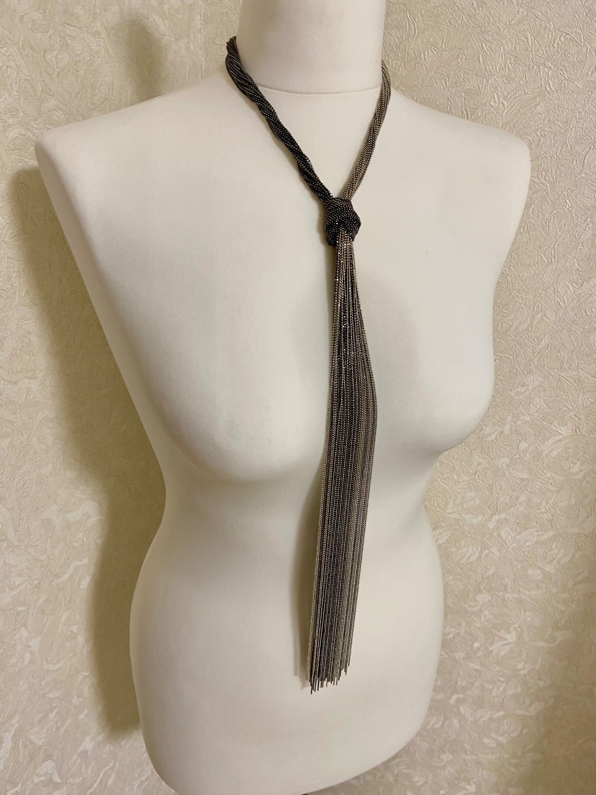 Fabiana Filippi Monili Chain Tassel Necklace