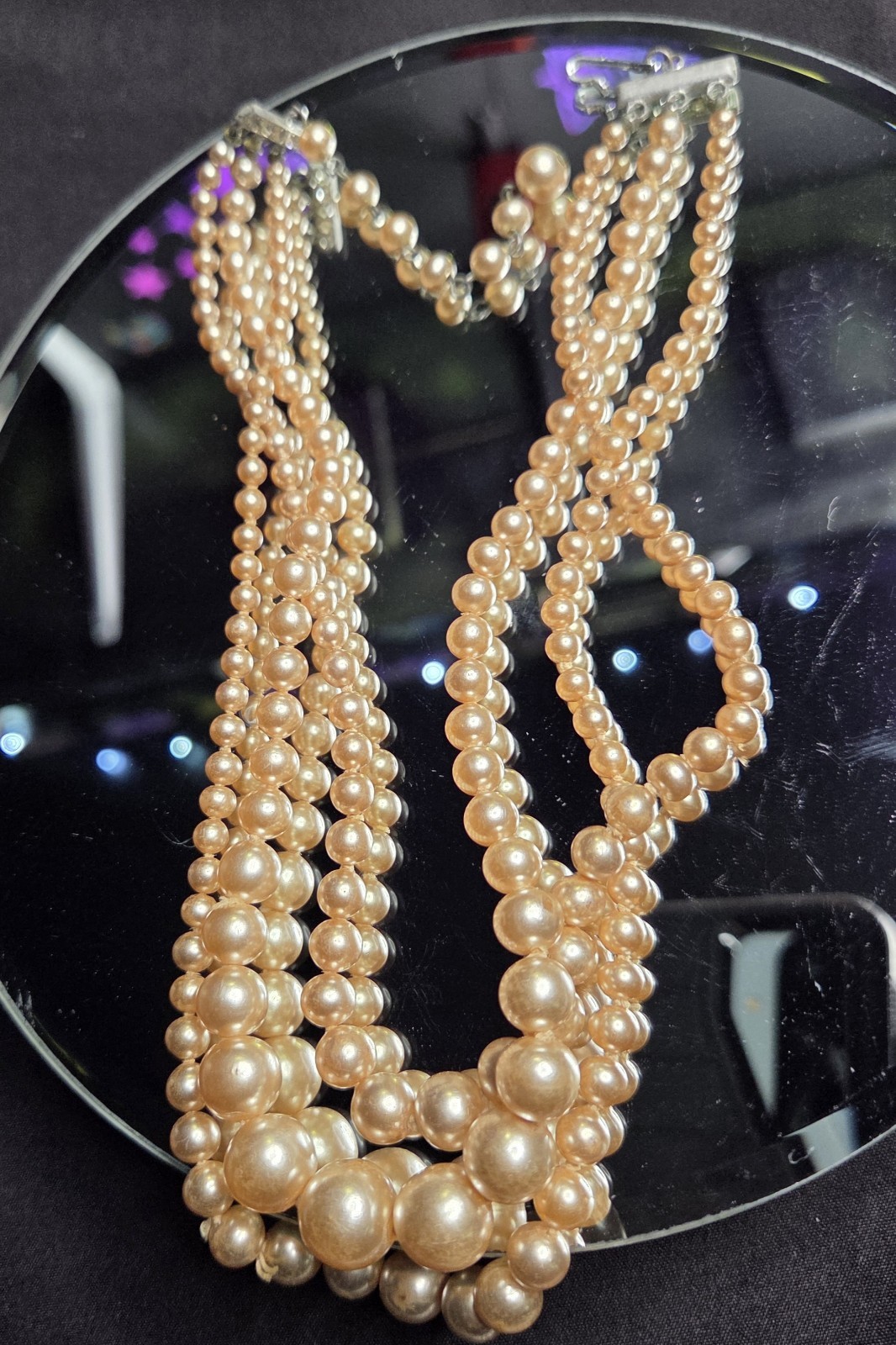 4pcs Cultured Pearl Necklace Lot Various Styles Over 250g