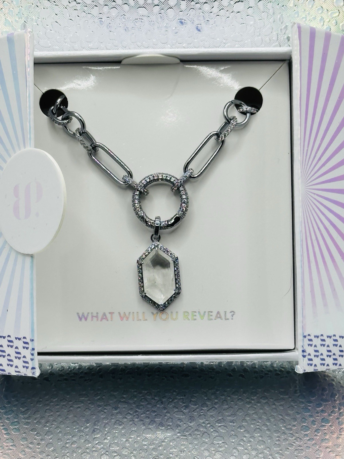 Bomb Party 2025 Mental Health Awareness Necklace Seek Joy In The Moment NK66500