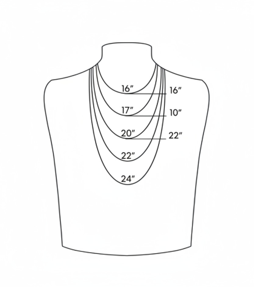Byzantine Chain Necklace Stainless Steel 4mm / 5mm / 6mm / 7mm / 8mm / 10mm