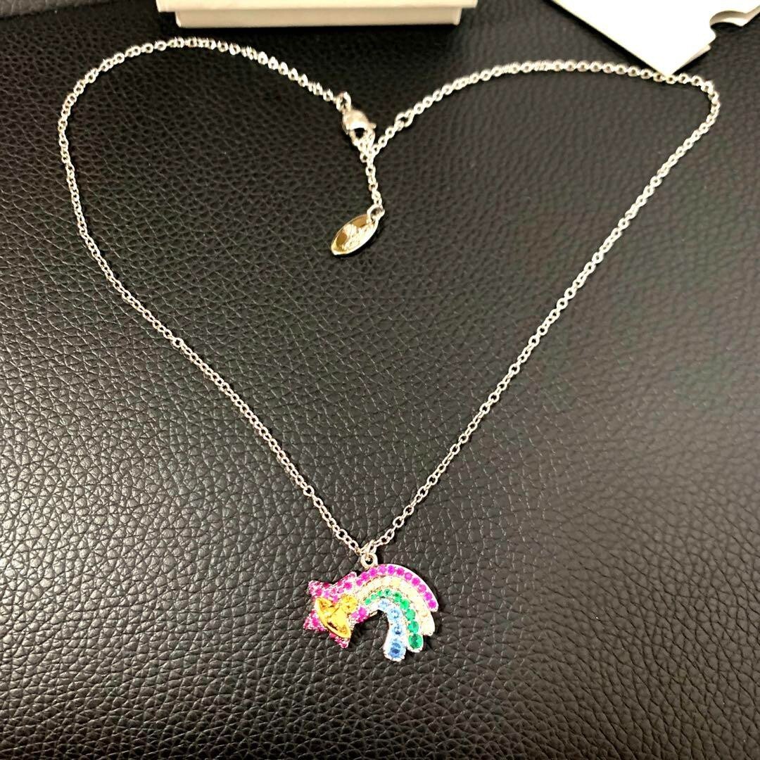 Vivienne Westwood MAN JUDY Necklace Pendant 42-46cm Silver with drawstring