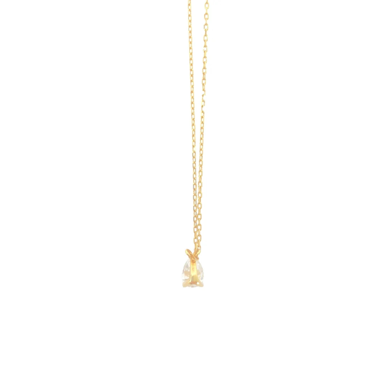 LK Salon Lab Glow Diamond Necklace Gold Womens Used