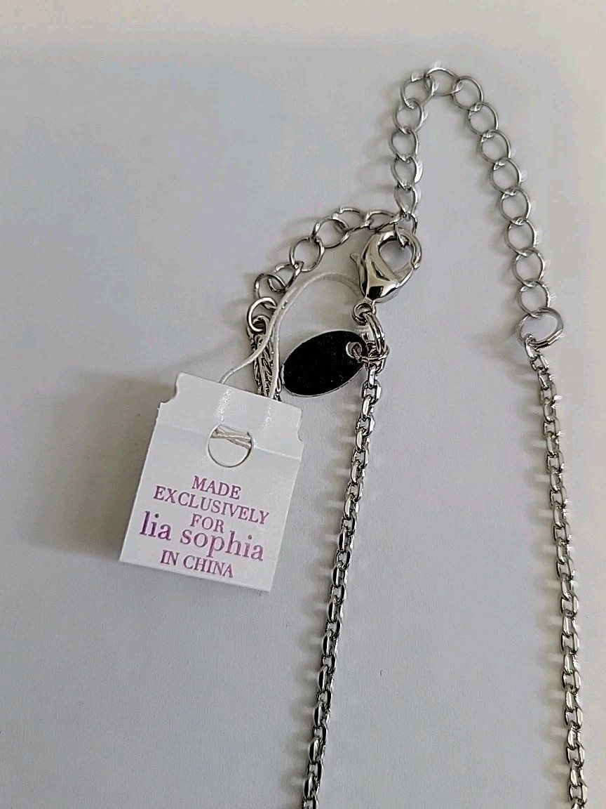 Lia Sophia Necklace FEATHERSTONE . Length 17-20″ BRAND NEW
