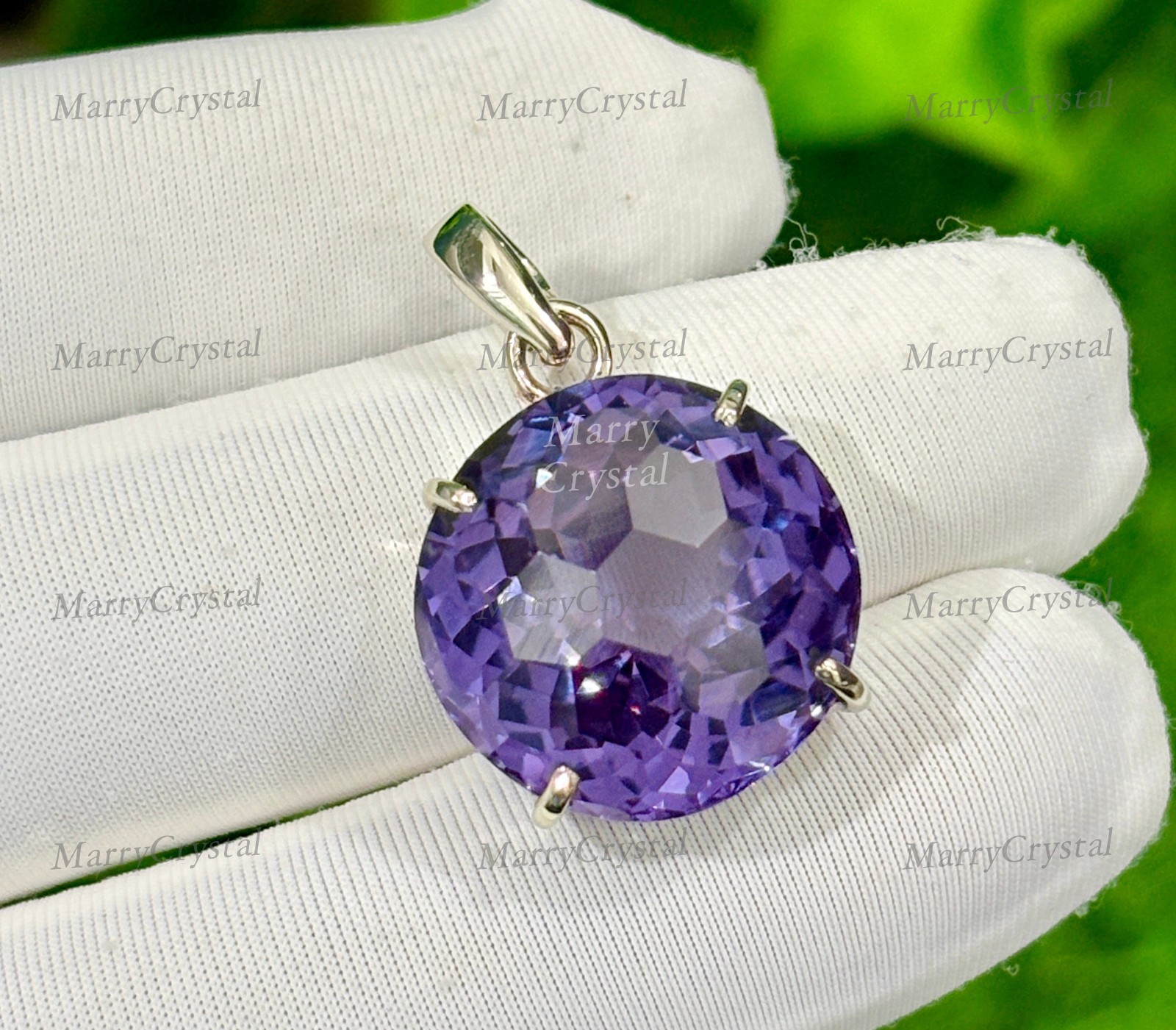 30 Ct Alexandrite 7 Color Changing GS Silver Football Cut Loose Gemstone