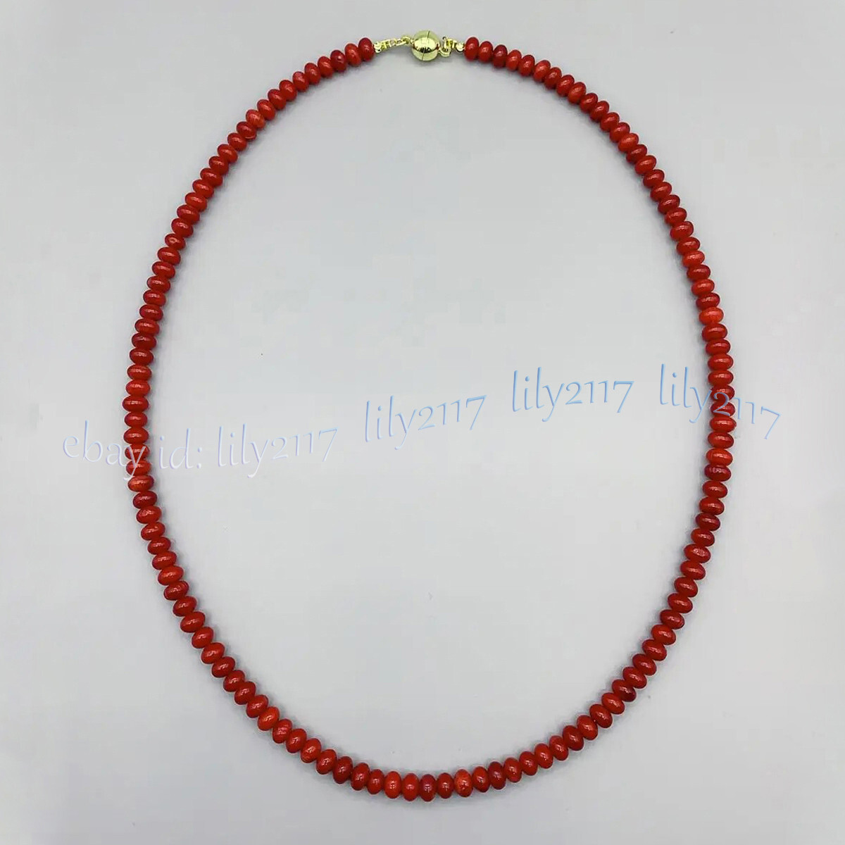 Beauty 5x8mm Coral Red Jade Smooth Gemstone Rondelle Beads Necklace 14-48 inch