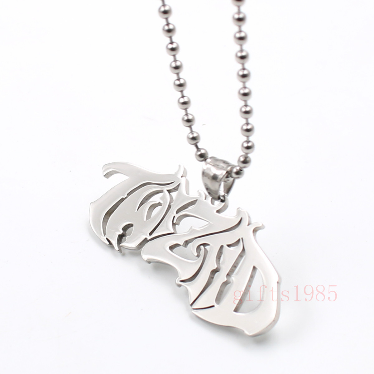 TWIZTID ICP silver Style charm S.steel pandent necklace