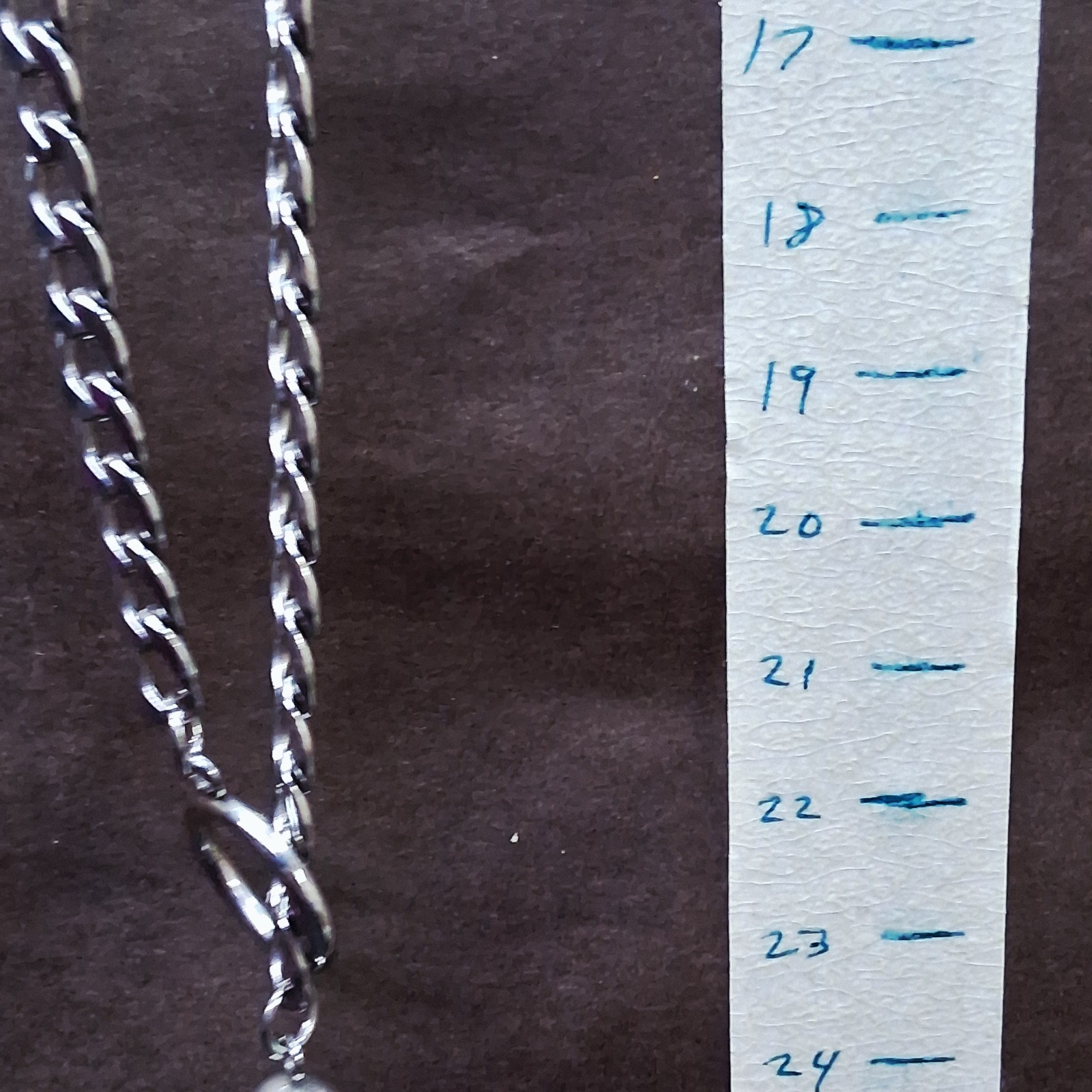 Polished Silver Tone Ball & Hoop Pendant Heavy Curb Link Chain Necklace