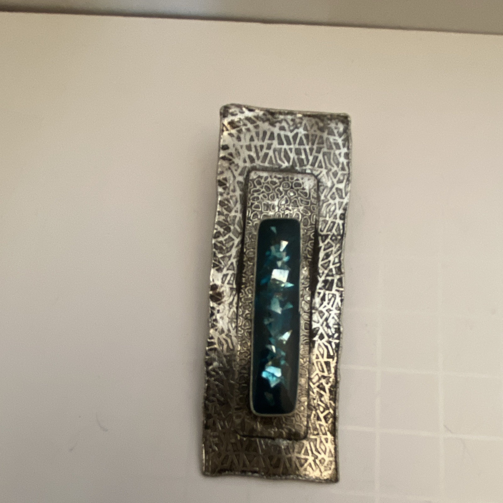 Vintage Artisan Handcrafted Pendant. Non-Magnetic.