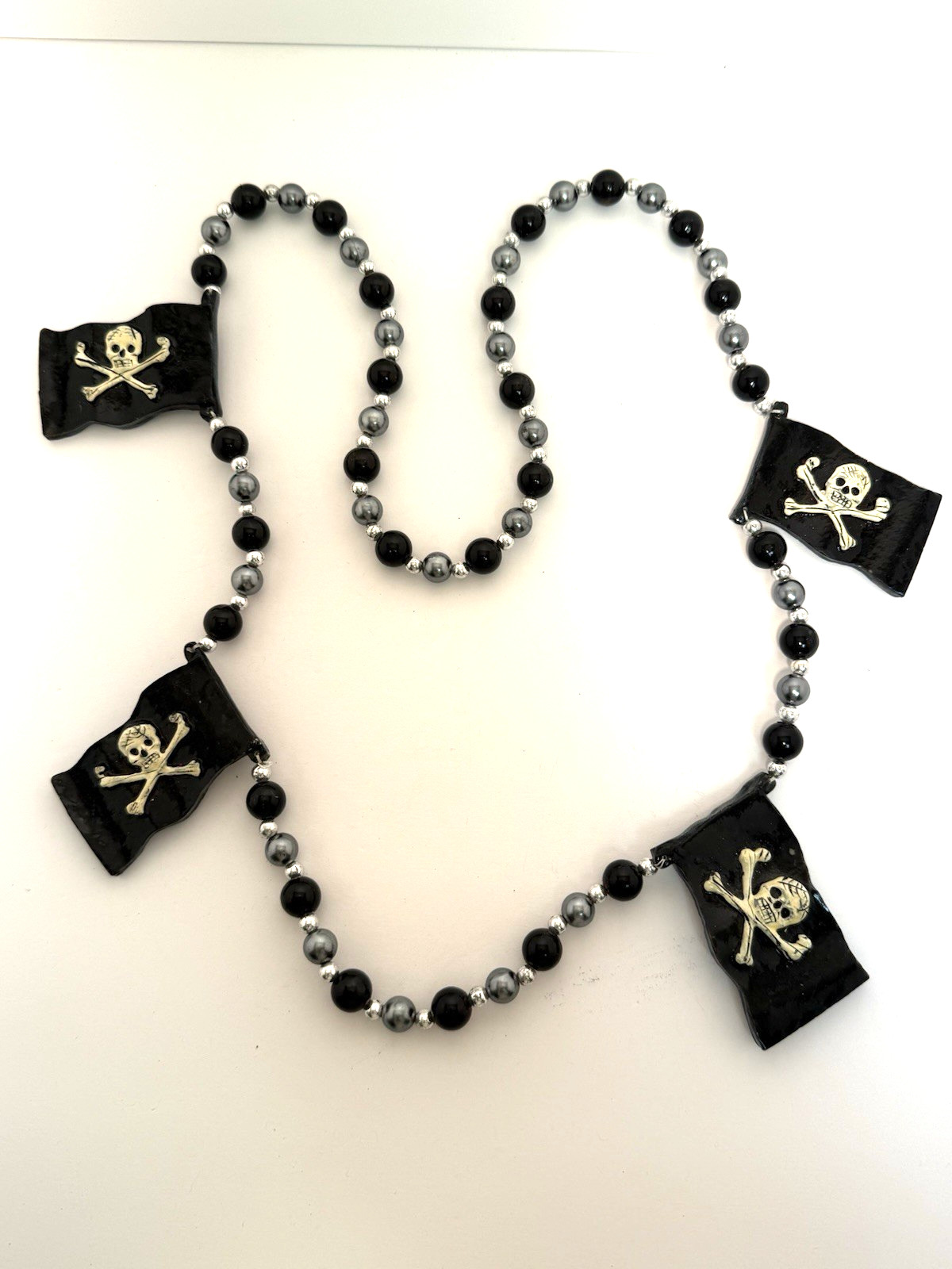 Variety of Vintage Mardi Gras Beads Necklace’s Italian Flag Pirate Jester Joker