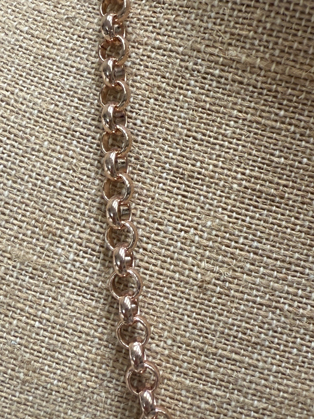 Authentic Origami Owl Thick Rolo in Rose Gold NEW Rare Retired Popular Chain