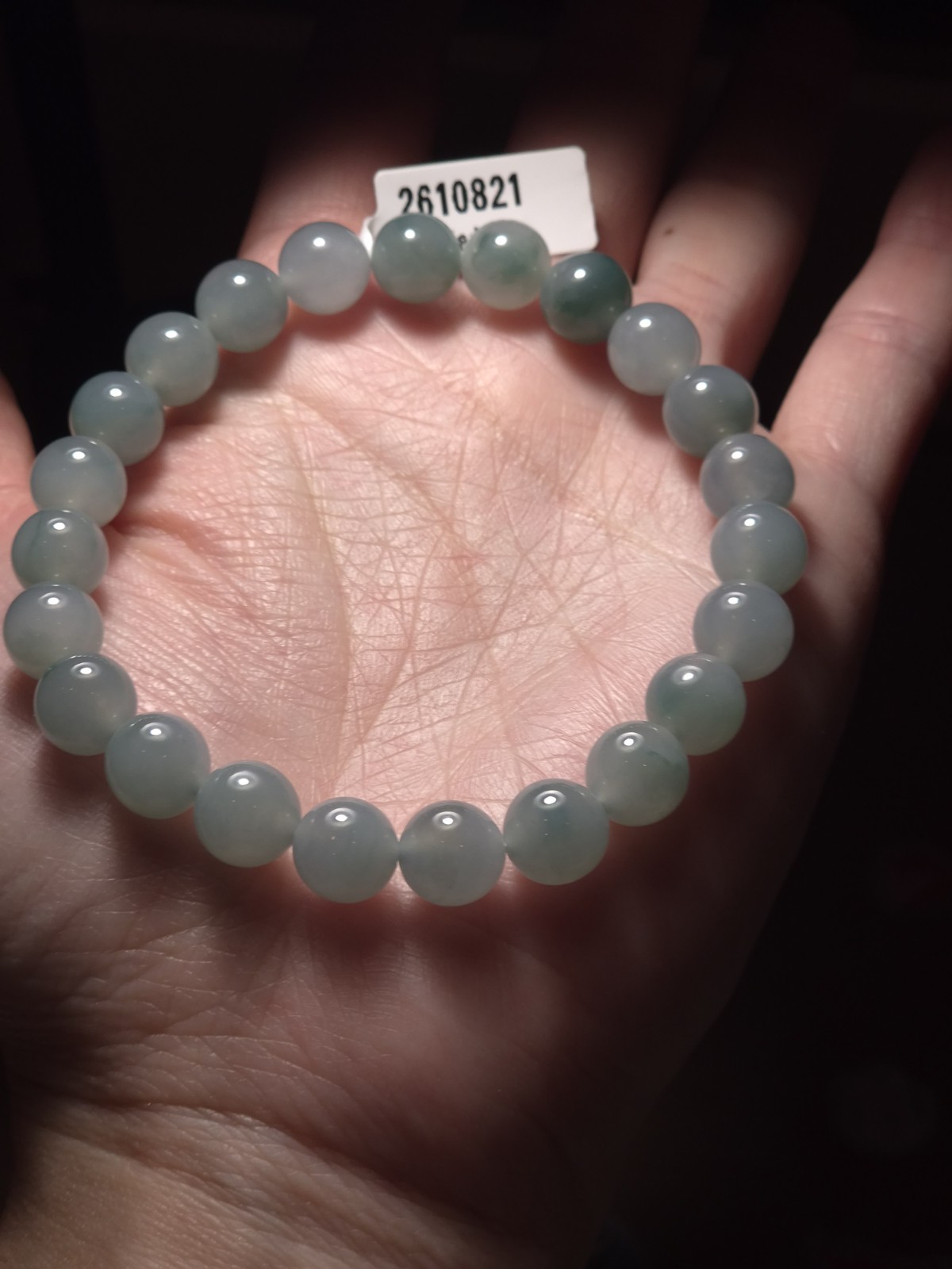 Floating Flowers Burmese Jadeite Bracelet