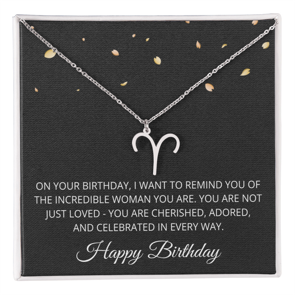 Birthday Gifts for Women with Zodiac Signs – Horoscope Necklace for Her
