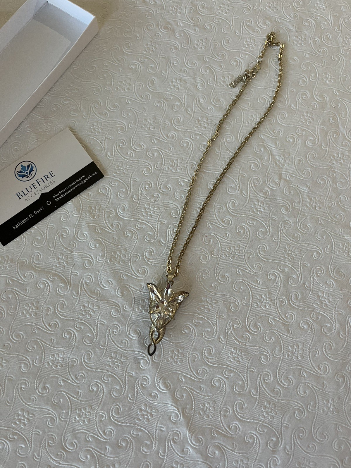 Arwen Evenstar Necklace – Lord of the Rings Pendant Jewelry for Women