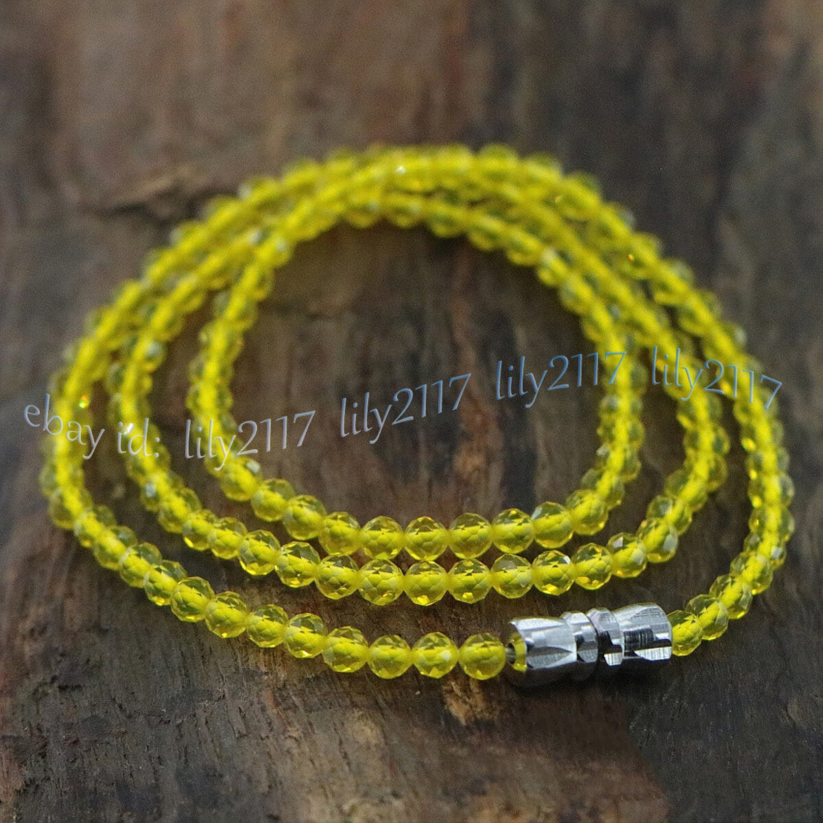 Faceted 3mm Bright Multicolor Spinel Crystal Round Gemstone Beads Necklace 18”